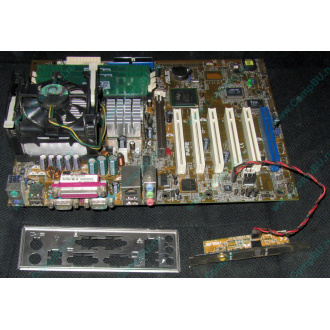 Материнская плата Asus P4PE (FireWire) с процессором Intel Pentium-4 2.4GHz s.478 и памятью 768Mb DDR1 Б/У (Орехово-Зуево)